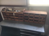 Old Wooden Nail Bins