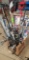 Large Lot Of Fishing Rods & Reels