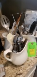 Kitchen Utensils In Pitchers