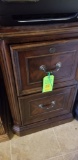 Wooden 2-drawer File Cabinet