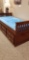 Twin Daybed Trundle Bed With Drawers- Brighton Bed Youth Gel Memory Foam Mattress Blue