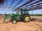 John Deere 4440 Cab Air Heat, Front End Loader With Bucket And Hay Fork