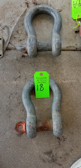 Two 20T Clevis, 1 1/2"