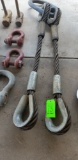 2 leg wire rope sling