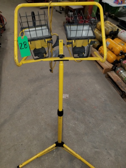 Portable Work Light On Stand