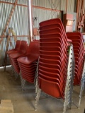 Stacking chairs, 81 count
