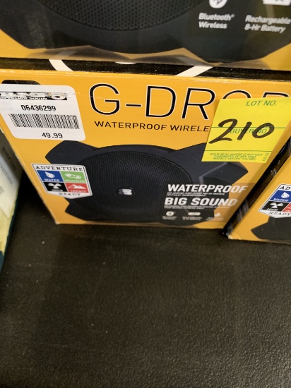 G-drop Waterproof Wireless Bluetooth Speakers