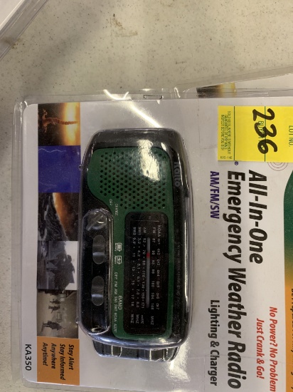 All-in-one Emergency Weather Radio