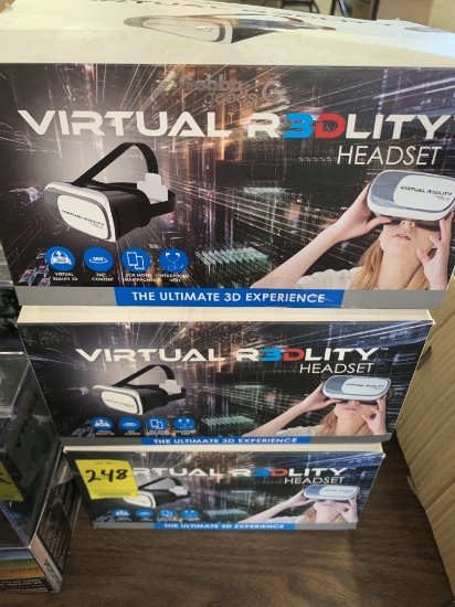 3 Virtual Reality Headsets