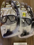 Oceanways Professional Mask & Snorkel 2 Ct.