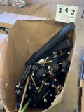 Large Lot Of Pool Cues And Cases