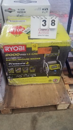 Ryobi 2000 Psi Brushless Electric Power Washer