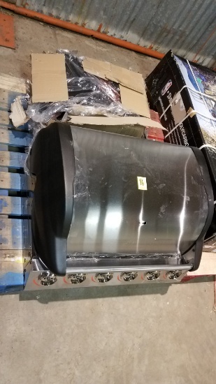 Propane Grill- Appears To Have All Parts- Dent In Lid