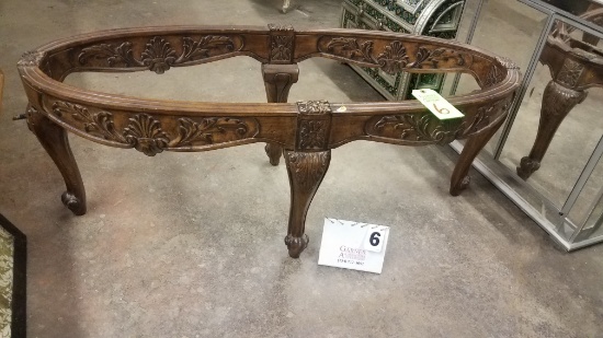 Ornate Coffee Table Missing Top