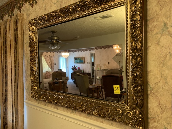 Very Ornate Framed Mirror