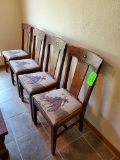 Oak Dining Chairs (4)