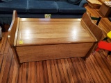 Wooden Chest With Flip Top