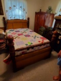 4 Post Full Bed- Quilt Not Included- Matching Pcs. Follow
