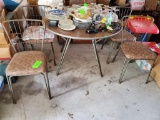 Vintage Dining Table & 4 Chairs