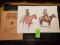 Frederick Remington Bronco Busters - Old Ramon & Arizona Cowboy - Remington Drawings Book