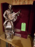 Elvis Presley Silver Anniversary Decanter Music Box