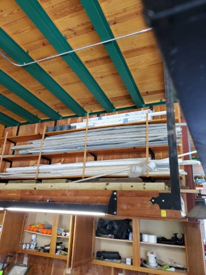 Contents Of Top Cabinets, Counter Top Corner, & Contents Of Shelving Above