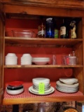 Contents Of Top Cabinets - On Sink Side