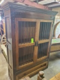 Cabinet With Metal Top Approx. 6' Tall