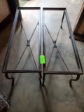 2 Metal Coffee Tables- No Tops