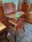 Old Wood High Chair