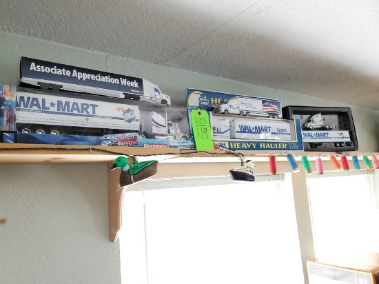 3 Walmart Trucks - 2 Cardboard Trucks