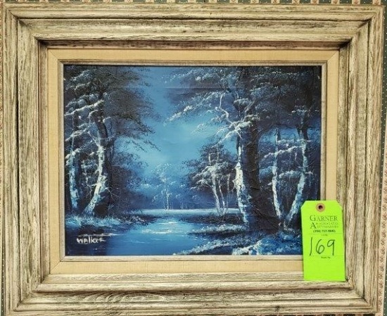 Walker Painting on Oil Canvas