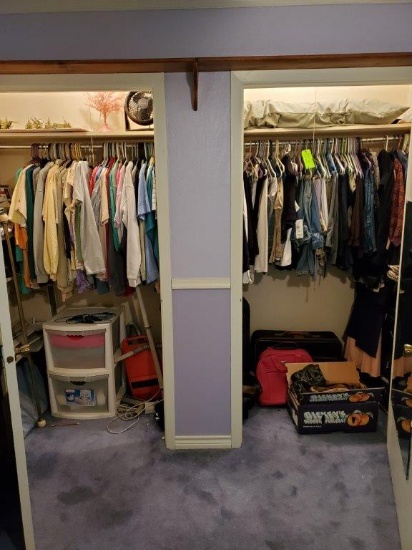 Contents of Closet - Back Bedroom