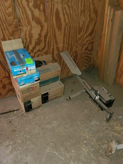High Fly String Release Trap & Boxes of Clay Targets