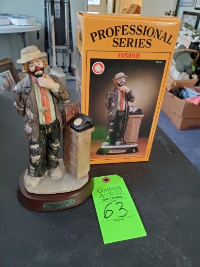 Emmett Kelly Jr Flambro Professional Series Executive