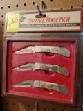 Winchester Scrimshaw Knife Set