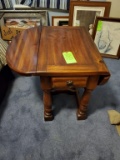 Drop Leaf Table with Drawer