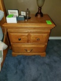 Night Stand with Slide Top Hideaway