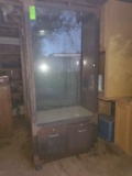 Metal Display Cabinet Approx. 6'H X 32