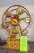 Rare Early 1930's J. Chein Tin Litho Wind-up Mechanical Ferris Wheel