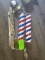 Vintage Barber Pole - with New Pole in box