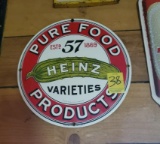 Vintage Heinz Pickle Pure Food Porcelain Metal Sign