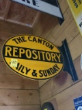 The Canton Repository Flag Metal Sign