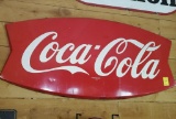 Large Vintage Coca-Cola Fishtail 42