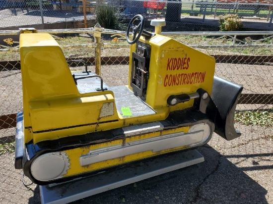 Kiddies Construction Dozer Coin Operated Ride