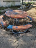 Fiberglass Round Picnic Table