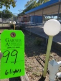 6 Globe Lights with 3 Plastic Globes