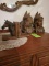 Indian Head Bookends & Horse Bookends