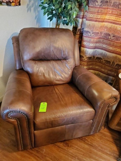 Leather Rocker Recliner