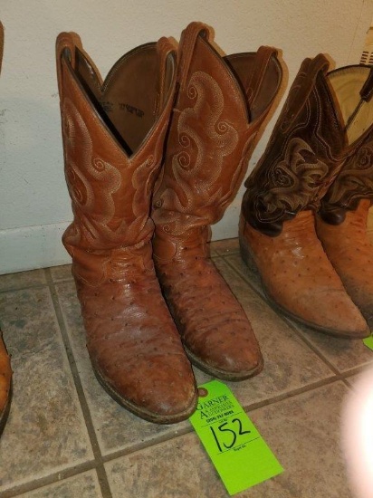 Full Quill Ostrich Tony Lama Size 10 1/2